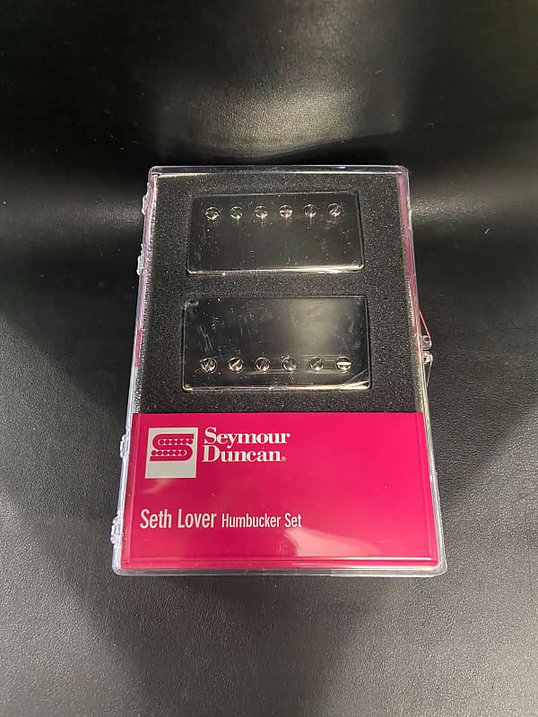 Seymour Duncan Sh S Seth Lover Humbucker Set Nickel Cover New