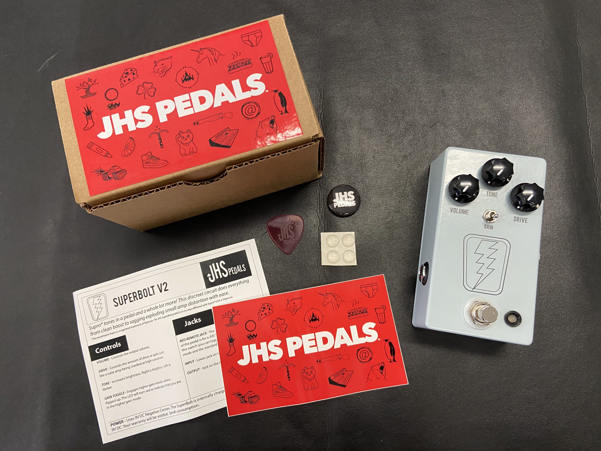 JHS SuperBolt V2 Overdrive Pedal | Murphy's Music | Instruments ...