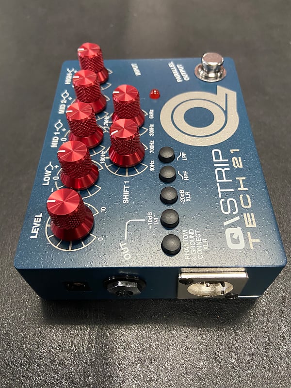 Tech 21 QStrip Parametric EQ Preamp Pedal | Murphy's Music