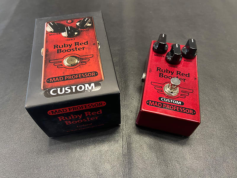 Ruby　Melville　Red　Edition　Mad　Lessons　Music　Custom　Limited　Professor　Murphy's　Instruments　Booster　pedal