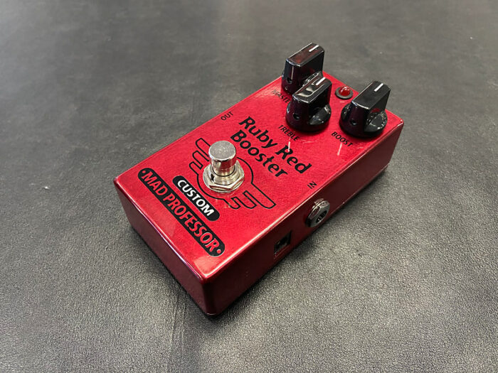 Mad Professor Ruby Red Booster Custom Limited Edition pedal