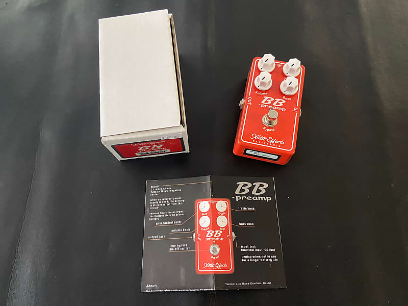 Xotic BB Preamp V1.5 Overdrive Pedal New!