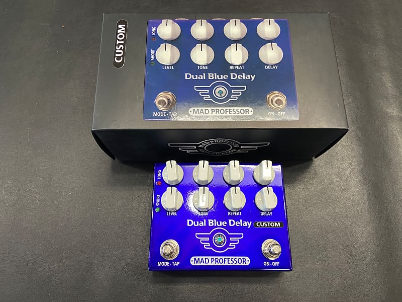 Mad Professor Dual Blue Delay Custom Limited Edition pedal New