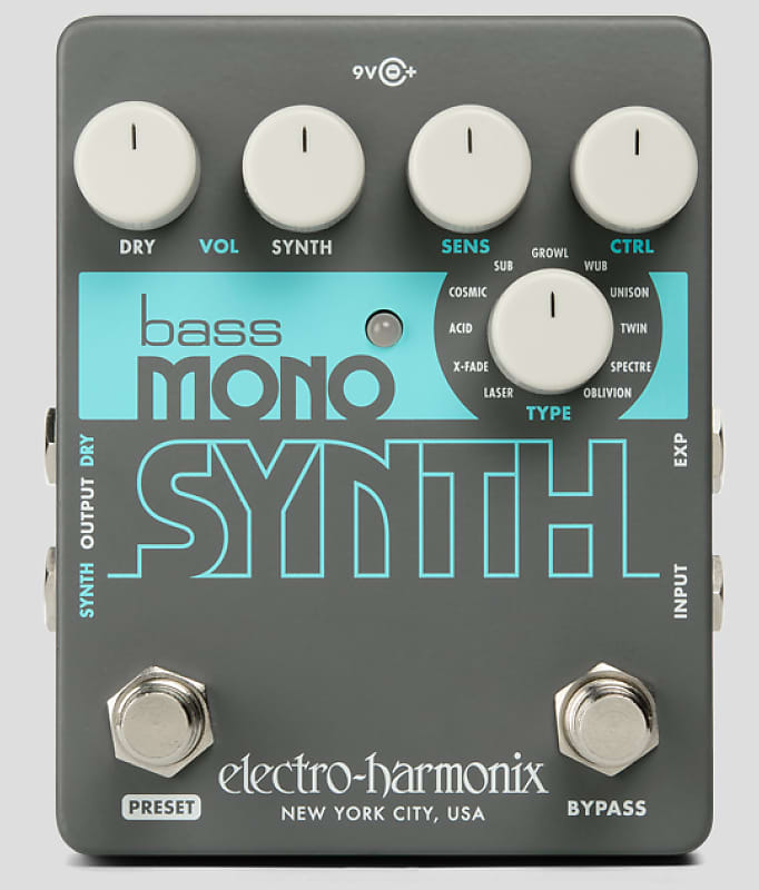 Electro-Harmonix Bass Mono Synth Pedal New! | Murphy's Music 