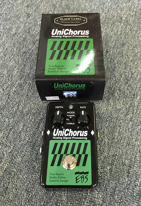 EBS UniChorus Analog Chorus Pedal Black Label Studio Edition