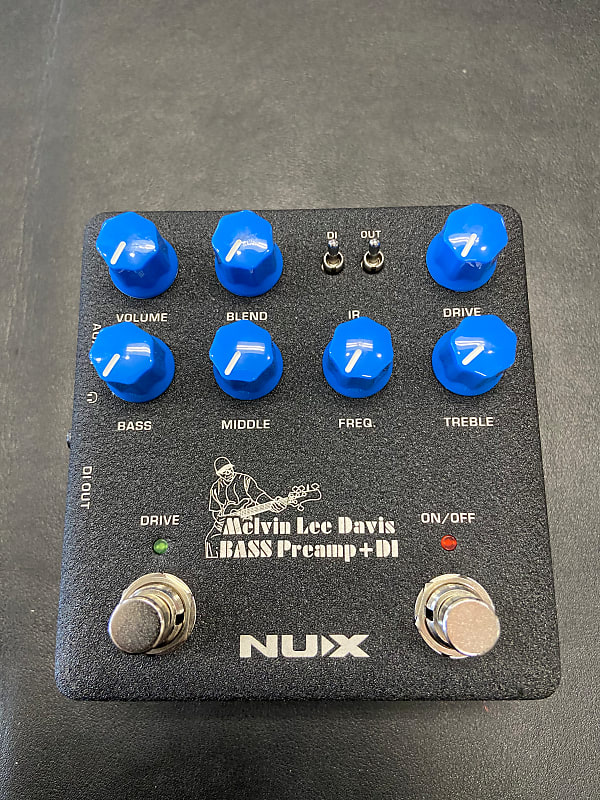 人気新番★NUX NBP-5 Melvin Lee Davis Bass Preamp + DI プリアンプ/DIボックス/IRローダー/オーディオインターフェース★新品送料込 イコライザー