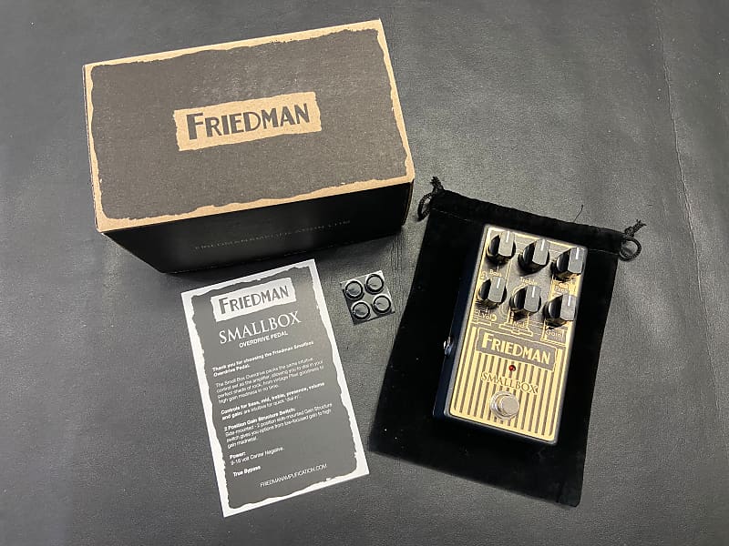 Friedman Smallbox Overdrive Pedal. New!