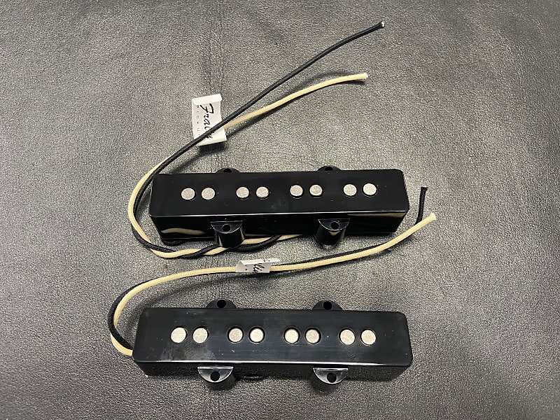 Lindy Fralin Split Jazz Bass Pickups Set Black 4 String | Murphy's