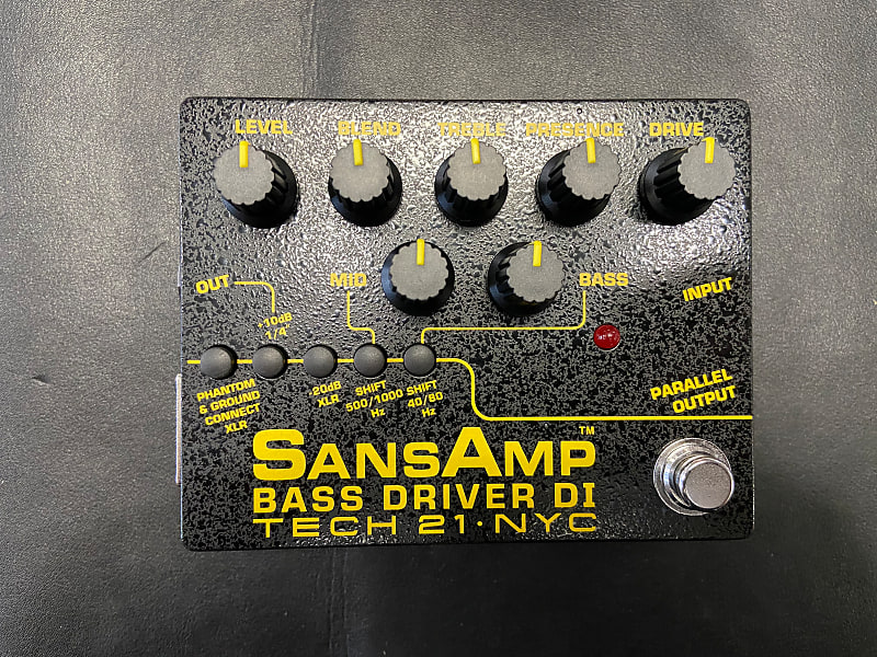 Tech 21 SansAmp Bass Driver D.I. V2 Preamp Pedal