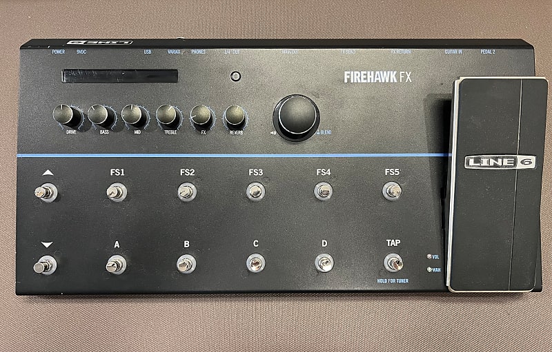 Line 6 Firehawk FX Multi-Effect and Amp Modeler pedal. w/ac adapter Pre  Onward