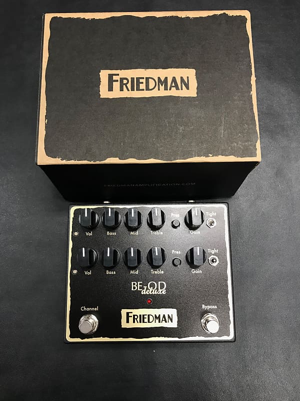 Friedman BE-OD Deluxe 2 Channel Overdrive Distortion Pedal