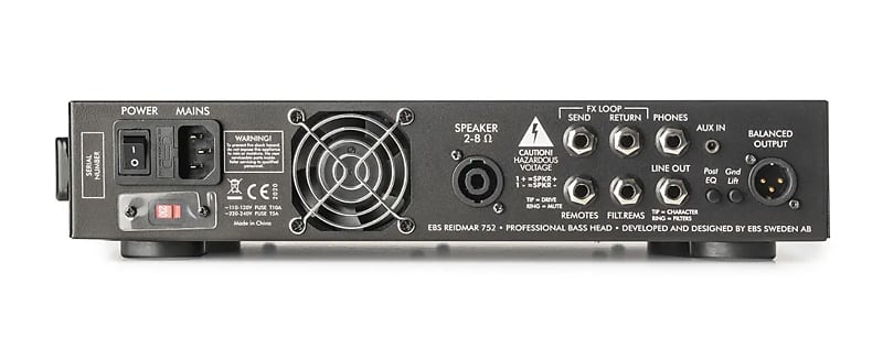 EBS Reidmar 752 Class D lightweight Bass Amplifier head. 2022. New