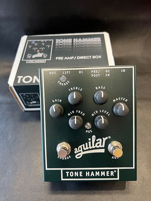 Aguilar Tone Hammer Preamp/Direct Box pedal. New!