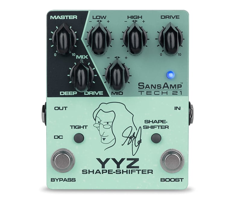 Tech 21 Sansamp YYZ (Geddy Lee) Bass Preamp Pedal - Bass Central