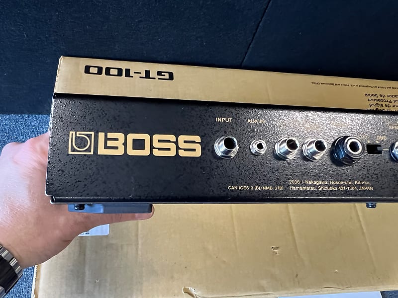 Vær stille betyder Uensartet Boss GT-100 Version 2.0 Guitar Effects Processor Pedal w/box,AC adapter,  Manual | Murphy's Music | Instruments | Lessons | Melville