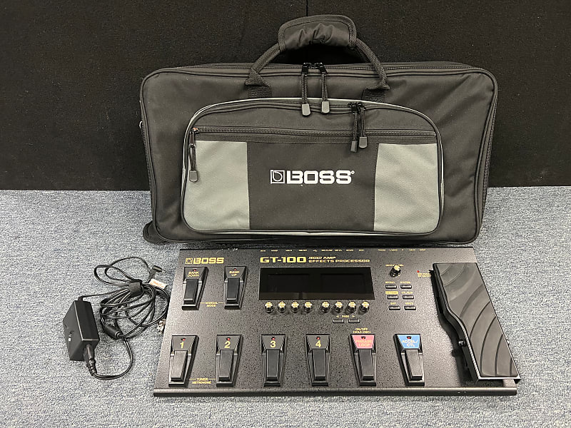 Boss GT-100 Version 2.0 Effects Processor Pedal w/Ac adapter + Boss Carry Bag | Murphy's Music | Instruments | Lessons | Melville
