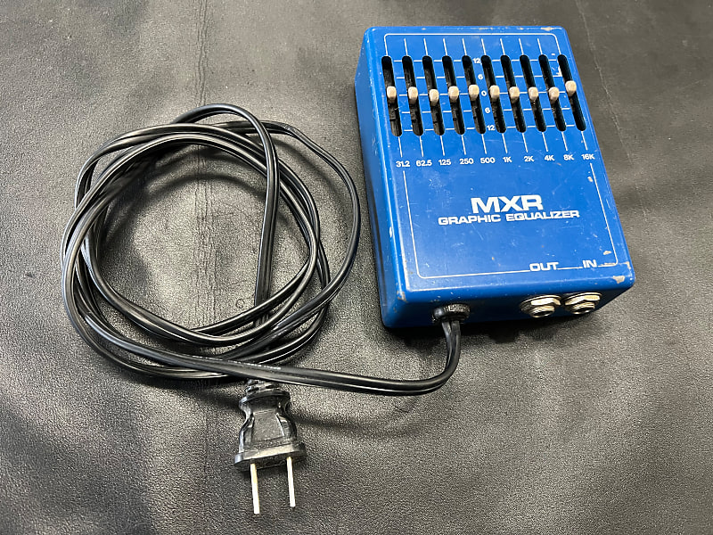 MXR MX-108 Ten Band Graphic Equalizer 1970's Blue Good condition