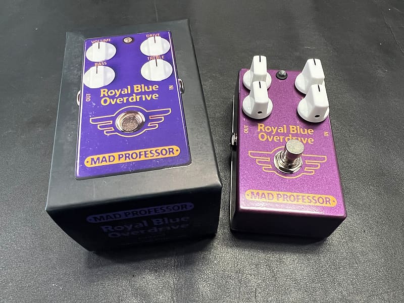 Mad Professor Royal Blue Overdrive Pedal. New!