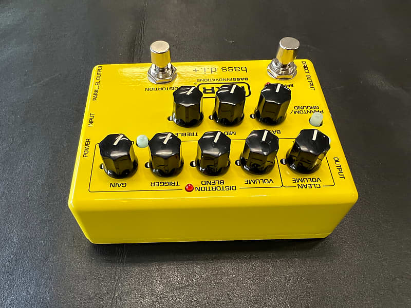 MXR M80 Bass DI + Preamp Pedal Limited Edition 2022 - Yellow New!