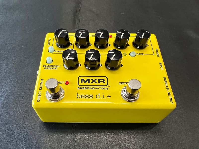 MXR M80 Bass DI + Preamp Pedal Limited Edition 2022 - Yellow New