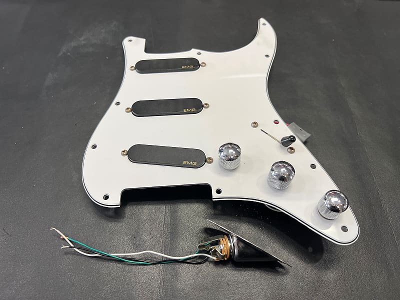 EMG SA pickups Vintage 1980's USA loaded pickguard w/SPC control