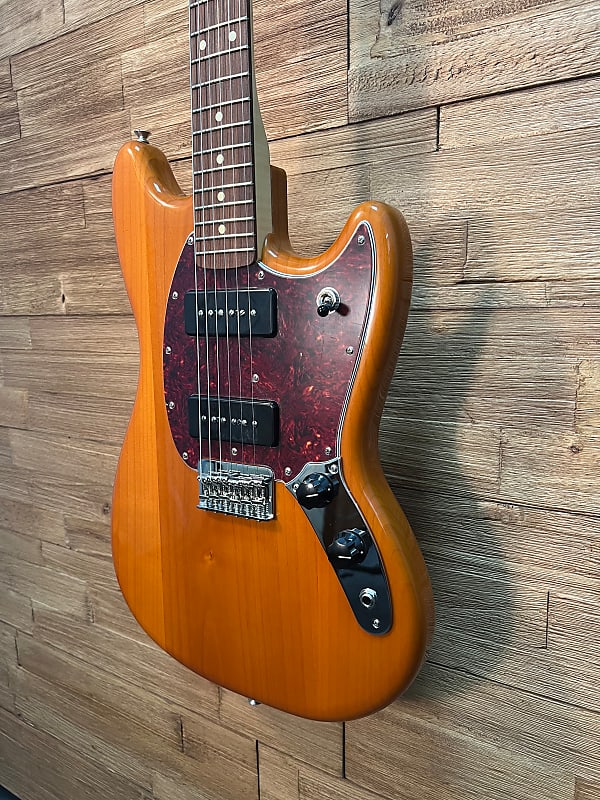 Fender Player Mustang 90 Guitar 2021- Aged Natural Gloss 24