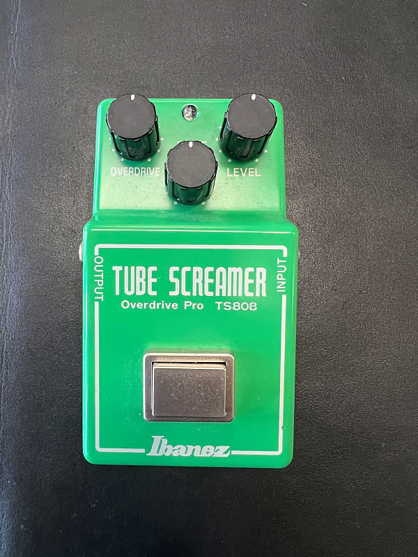 Ibanez TS808 Tube Screamer Overdrive Pro Reissue pedal w/adapter