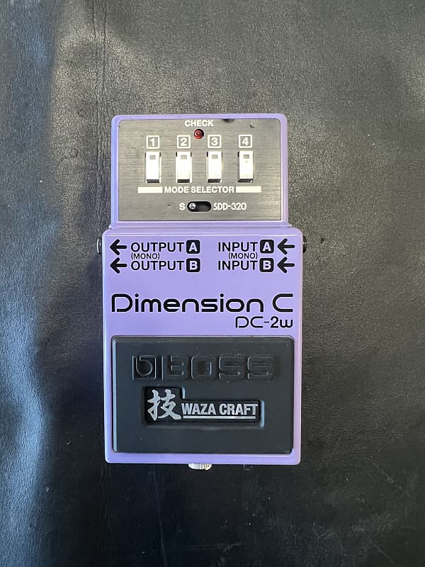 Boss DC-2W Dimension C Chorus Pedal Waza Craft Pre owned