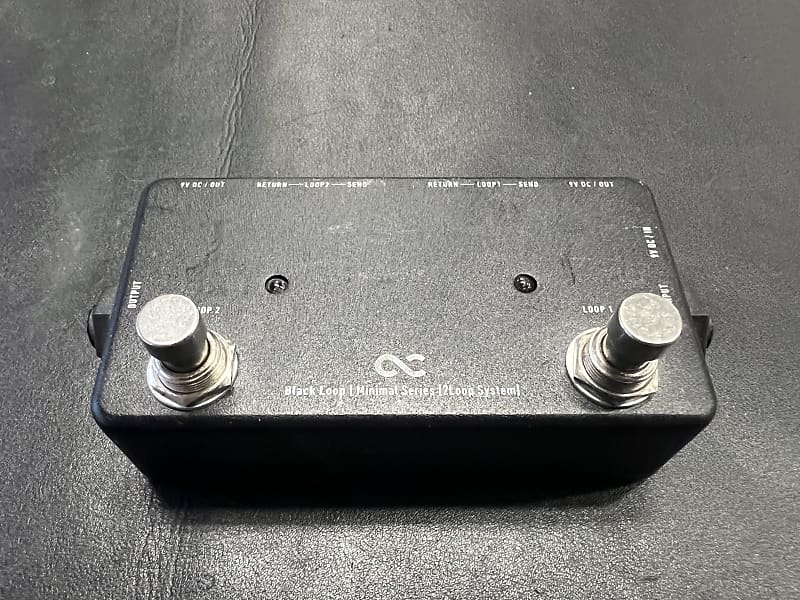 One Control Minimal Series Black Loop OC-M-BL 2- Loop switcher pedal