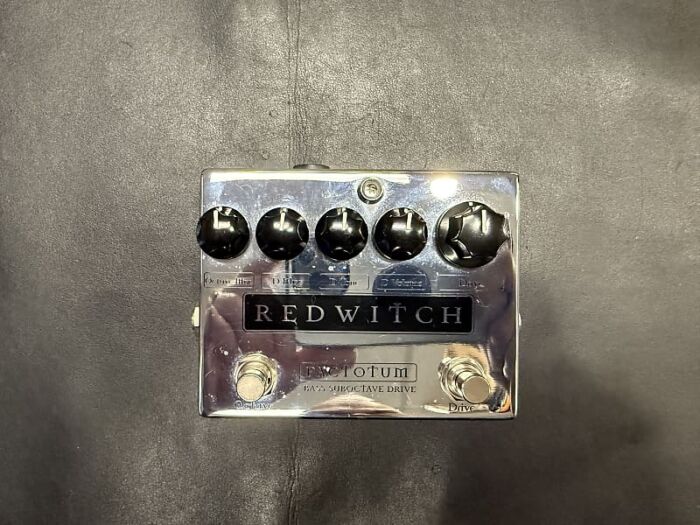 Red Witch Factotum Bass Suboctave Drive - Chrome- Pre owned