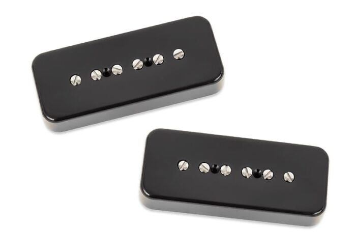 Seymour Duncan  P90 Silencer Pickup set  - Black covers- New!