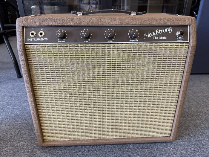 Headstrong  The Mule Tube Combo Amplifier 1 of 15 Made- 6G2 Brown Princeton Circuit. - Excellent shape w/cover + foot switch