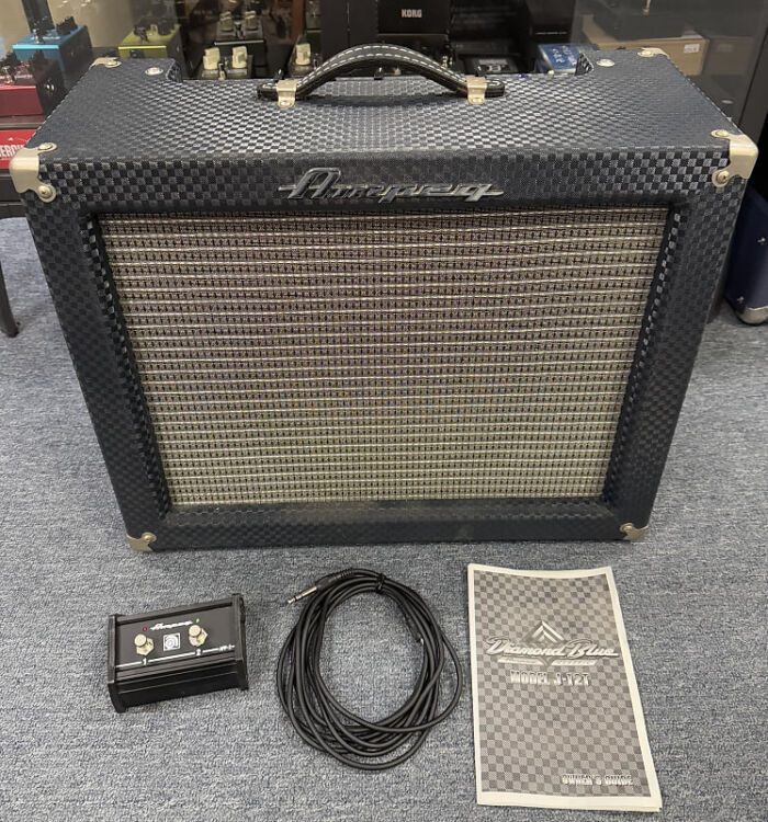 Ampeg Model SJ-12T Superjet 50-Watt 1x12" Guitar Combo Reissue 2004- Blue Diamond w/paperwork + footswitch