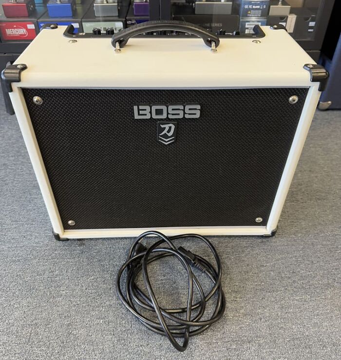 Boss Katana-50 MkII Limited Edition White- 2021 50-Watt 1x12" Digital Modeling Guitar Combo Amp