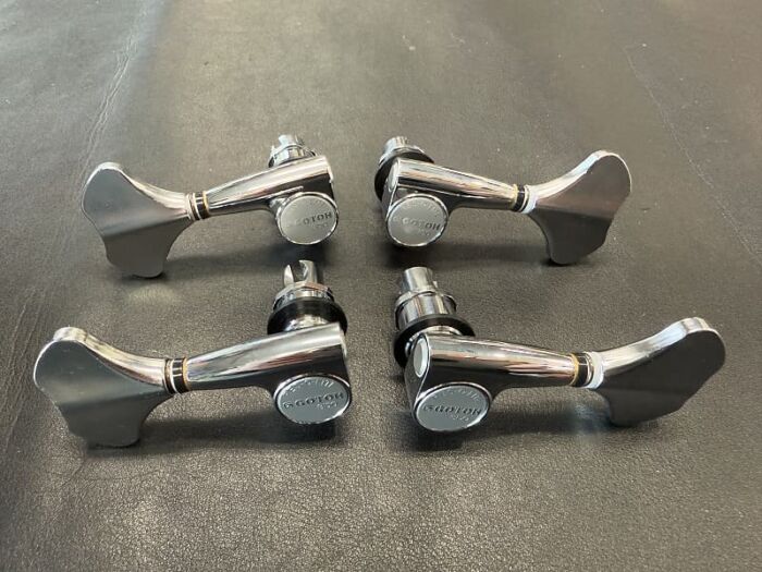 Gotoh GB350 Res-O-Lite 2x2 Bass tuning machine heads - Chrome