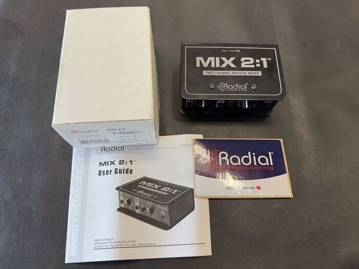 Radial Mix 2:1 2- Channel Passive Mixer - W/box