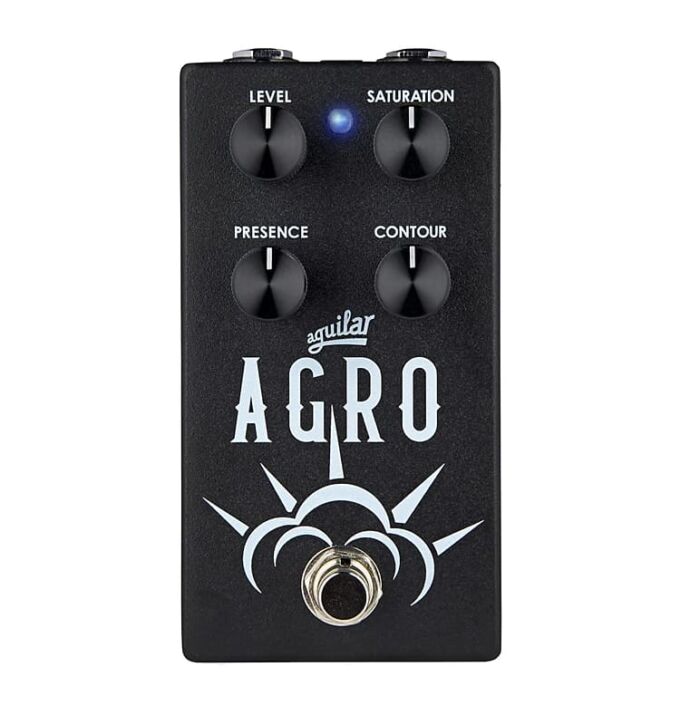 Aguilar Agro V2 Bass Overdrive Distortion Pedal - Black- New!