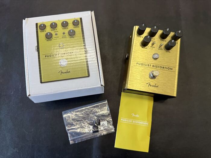 Fender Pugilist Distortion Pedal 2018 - Present - Gold- w/box