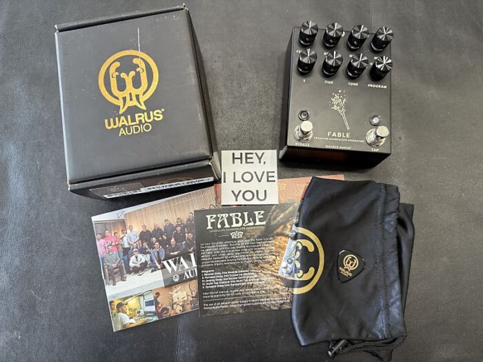 Walrus Audio Fable Granular Soundscape Generator Delay Pedal - Black. w/box