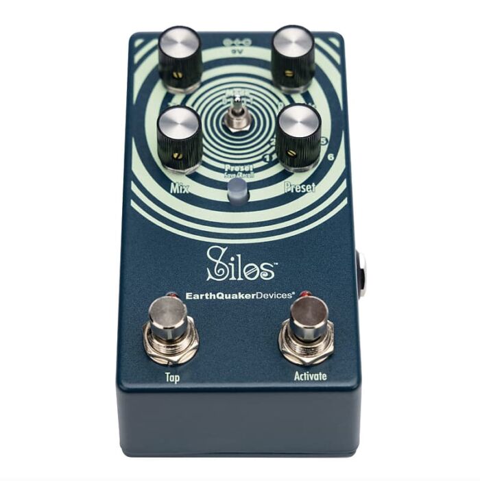 EarthQuaker Devices Silos Multi-Generational Time Reflection Device Delay Pedal - Blue- New!