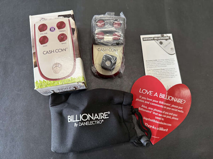 Danelectro Billionaire Cash Cow Distortion Pedal - Open box