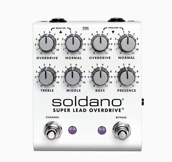 Soldano SLO Plus Pedal Dual Overdrive Pedal - White- New!