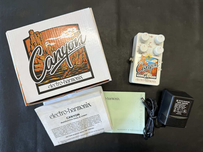 Electro-Harmonix Canyon Delay Pedal - Pre owned w/box + power supply