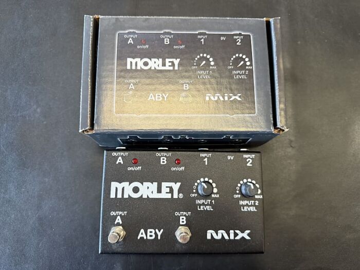 Morley ABY Mix Splitter Pedal 2010s - Black w/box