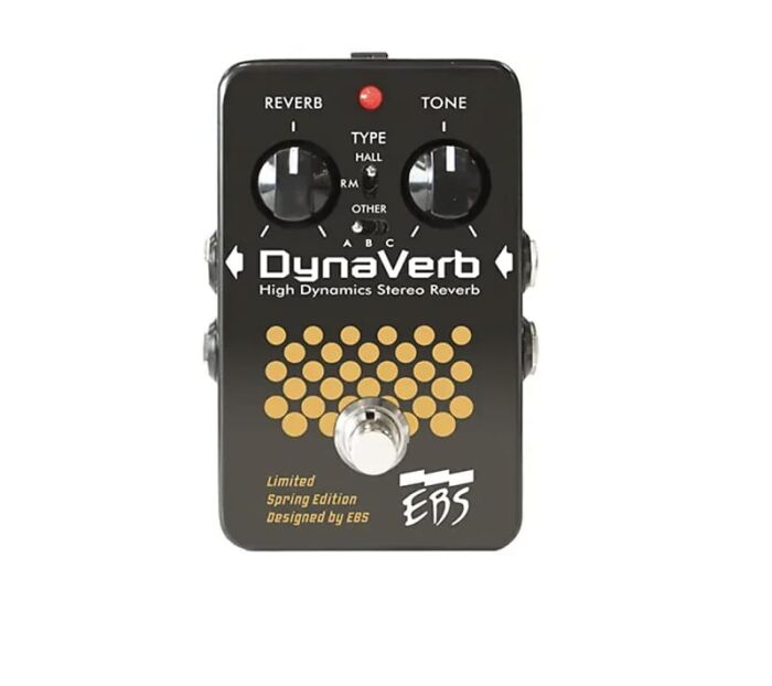 EBS DynaVerb Limited Spring Edition Reverb Pedal   - New!